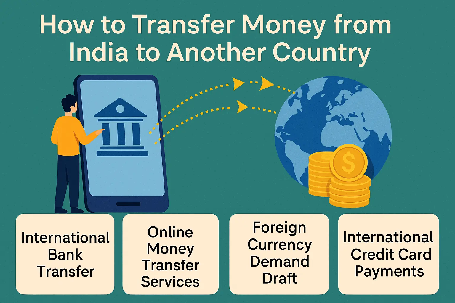 Send money abroad from India