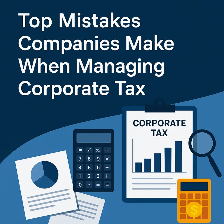 Top Mistakes Companies Make When Managing Corporate Tax